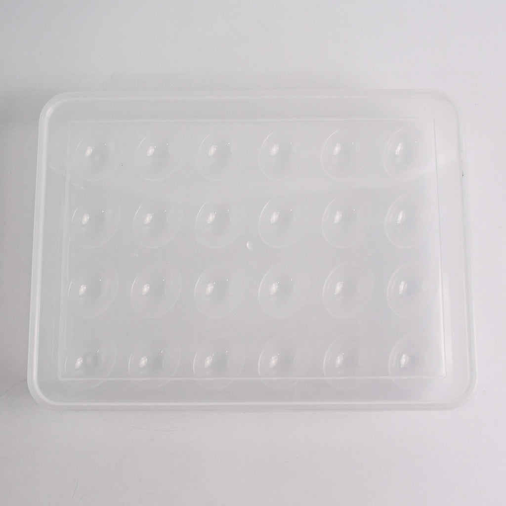 Plastic Egg Storage Container Holder For Refrigerator Egg Tray Holds 24 Eggs (1 Pc)