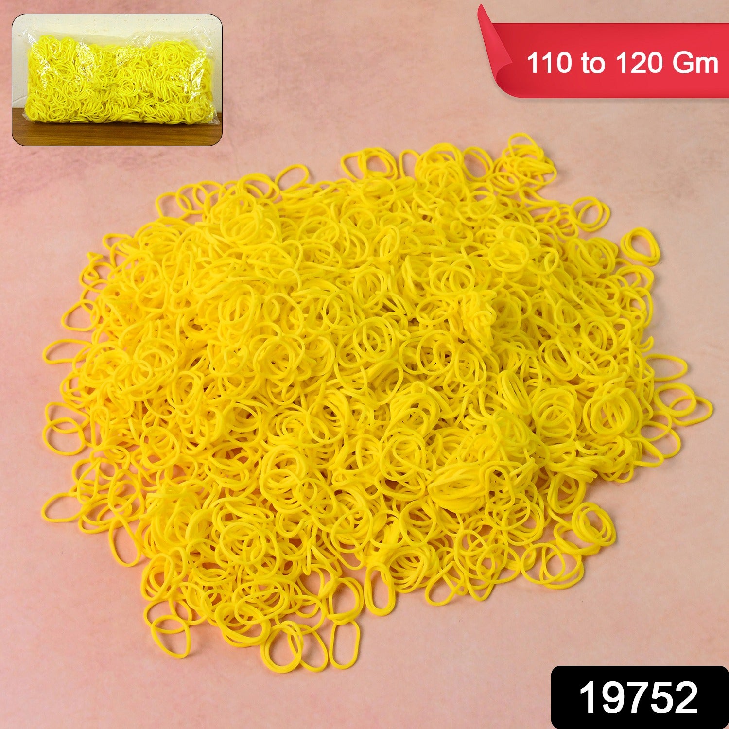 Premium Strong Elastic Rubber Bands  Multipurpose Bands (Approx. 110 To 120 Gm Pack)